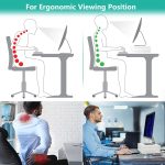 WALI Metal Mesh Monitor Riser Desktop Stand with Storage Drawers for Computer, Laptop, LED, LCD, OLED Flat Screen Display, and Printer (STT006-B), Black - Image 6